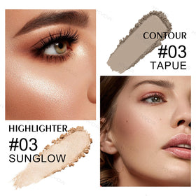KYDA highlighter swatches silky pigmented for buildable shimmer