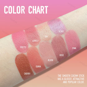 Lip application using KYDA balm for smooth, lightweight color
