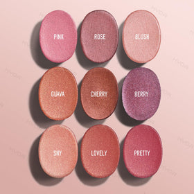 Close-up of KYDA Mineral Color Balm tube showing smooth shimmer formula