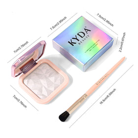 KYDA travel friendly palette case keeps highlighter and contour ready
