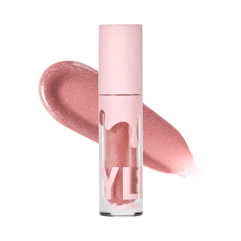 Kylie Cosmetics High Gloss Gina 324 bottle for a plush, shimmering lip finish.