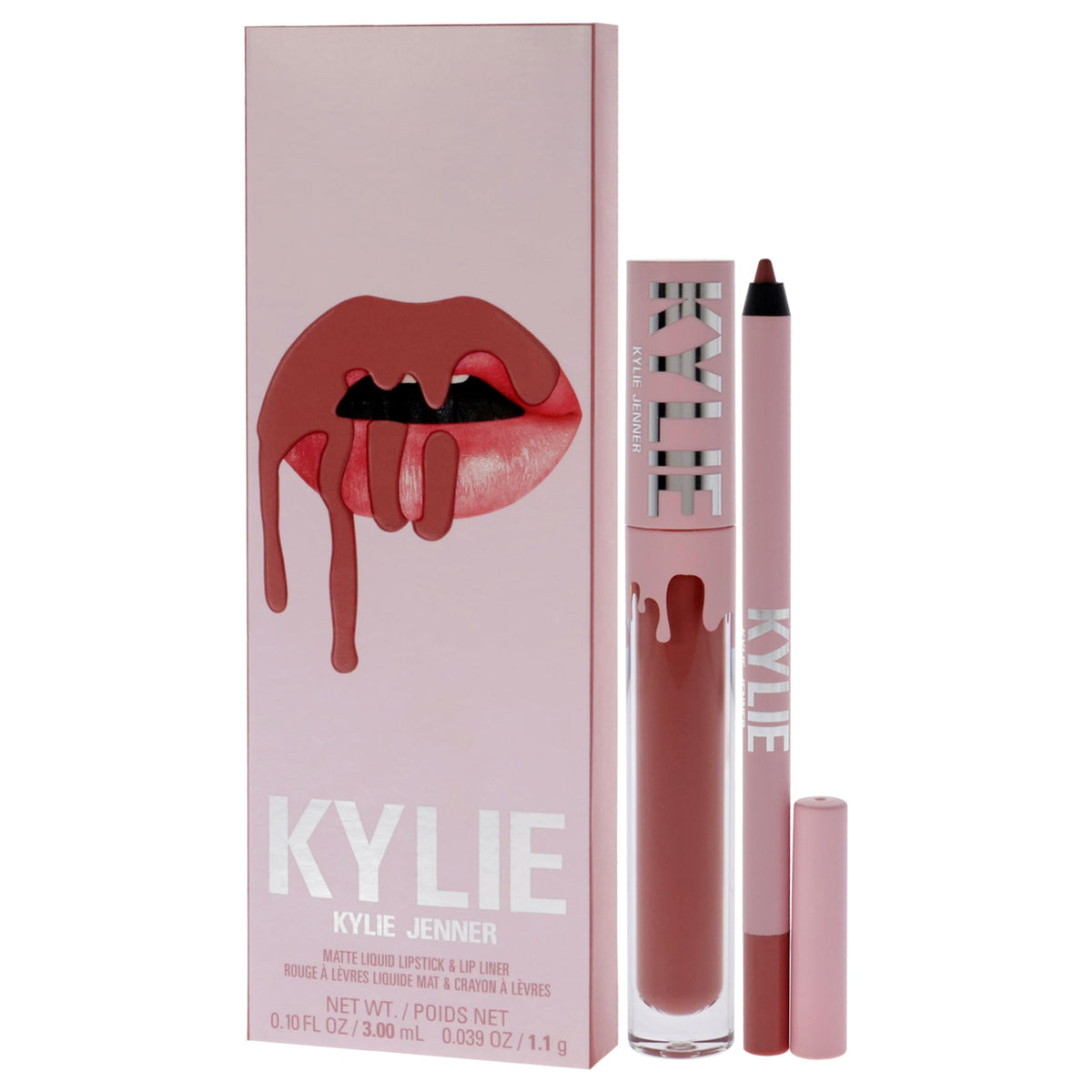 KYLIE Lip Kit packaging and components ready for travel or touch-ups.