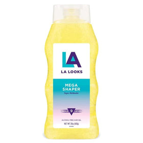 L.A. Looks Gel #9 Mega Mega Hold bottle for all-day shaping