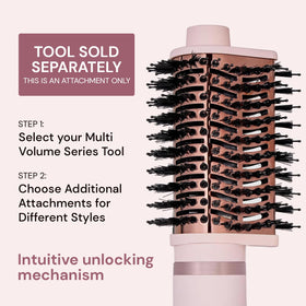 L'ANGE HAIR Multi-Volume Dryer Brush 75mm oval for lift and even heat.