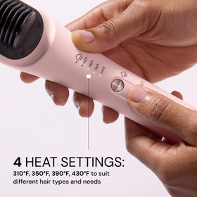 Shiny, frizz-free waves after using SteamSmooth