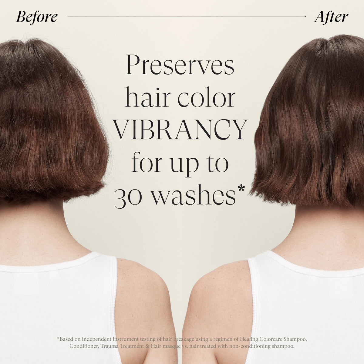 L’ANZA Color-preserving shampoo 1.7oz bottle guards color while cleaning.