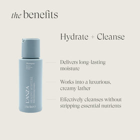 L'ANZA Healing Moisture mini kit conditioner bottle providing detangling and softness