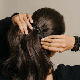 Gentle slip-free design minimizes creasing for various hair types
