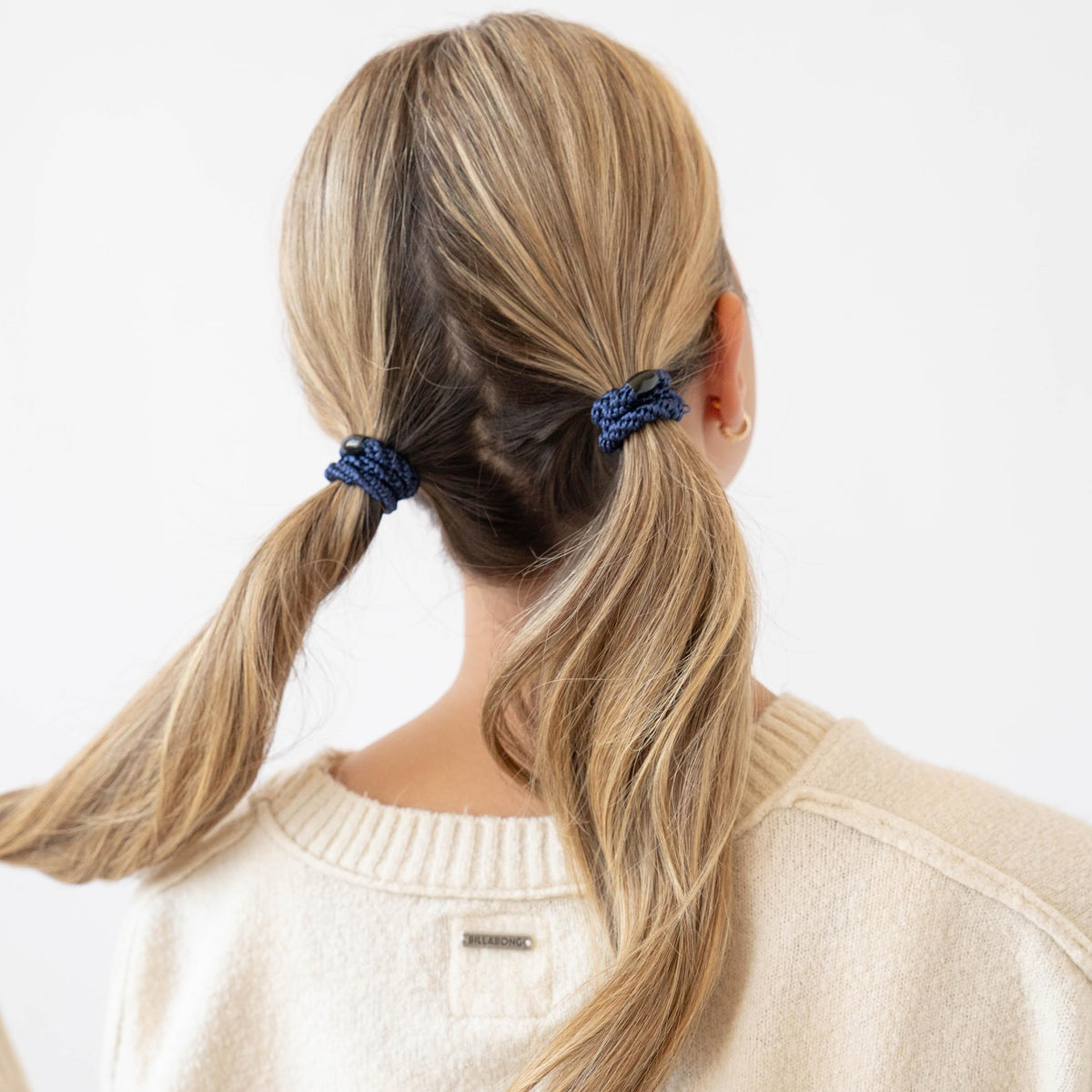 Thick 3/8 inch bands with matching beads for a neat look.