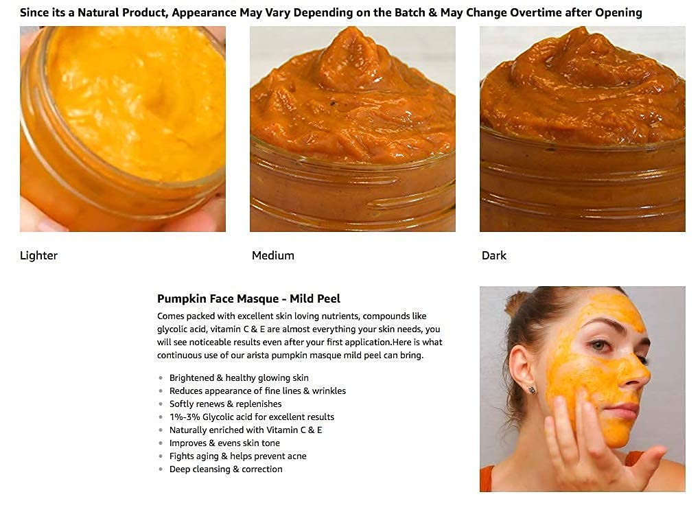 L&I Apothecary Arista Pumpkin Enzyme Mask glow after use looks radiant