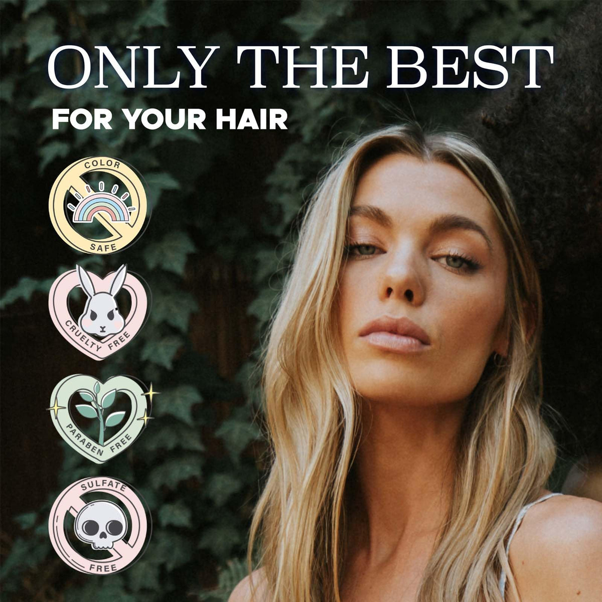 L LUSETA Rosemary Mint Shampoo after rinse shows smooth, manageable hair and reduced frizz.