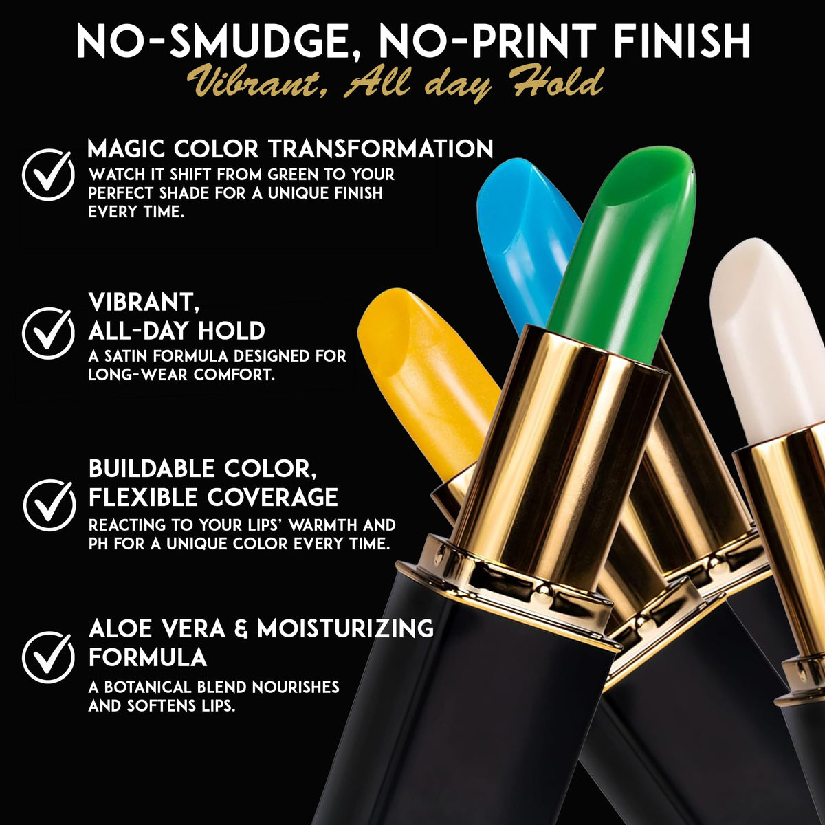 L'Paige LGR lip color on lips with satin finish.