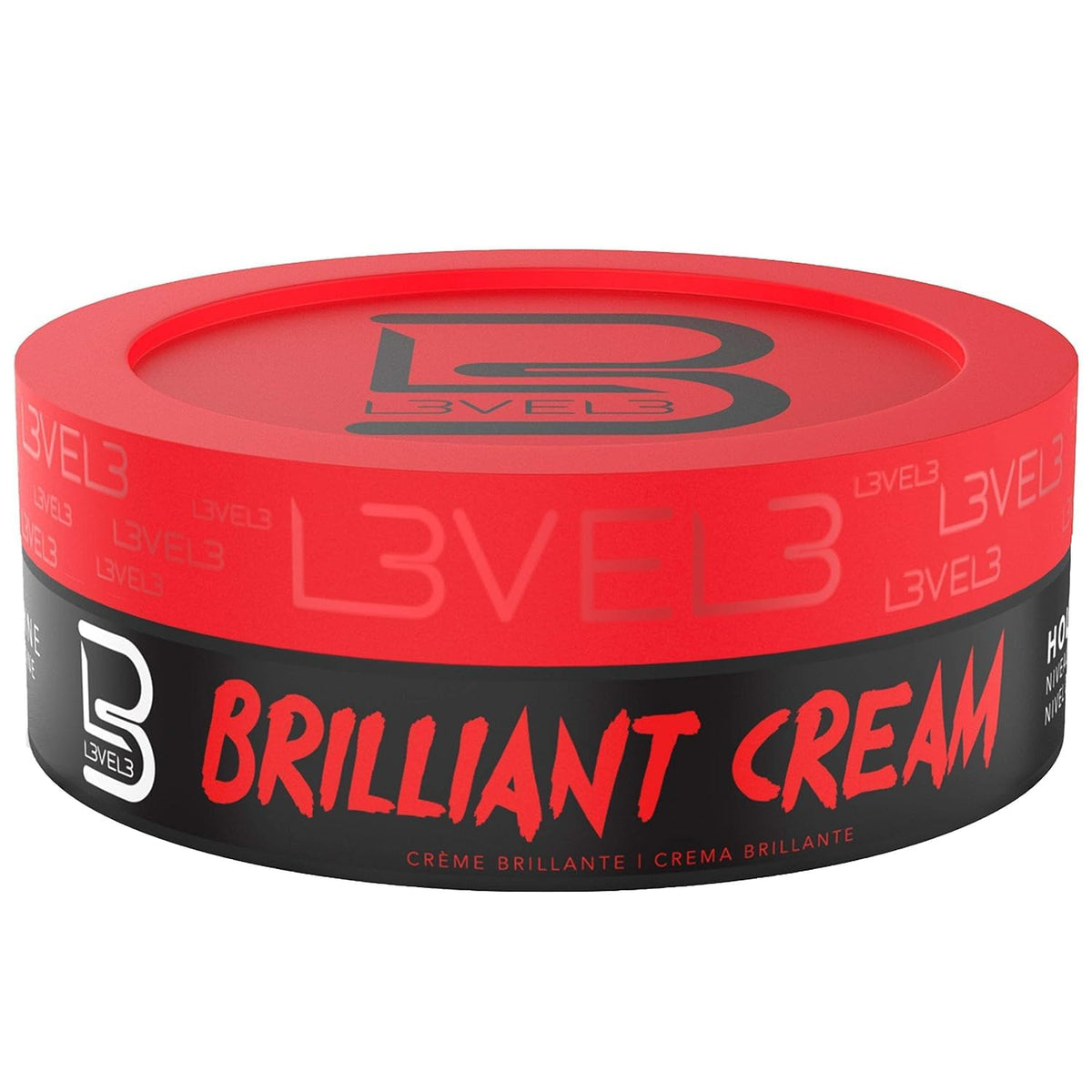 L3 Level 3 Brilliant Cream adds volume for daily styling with a natural finish.