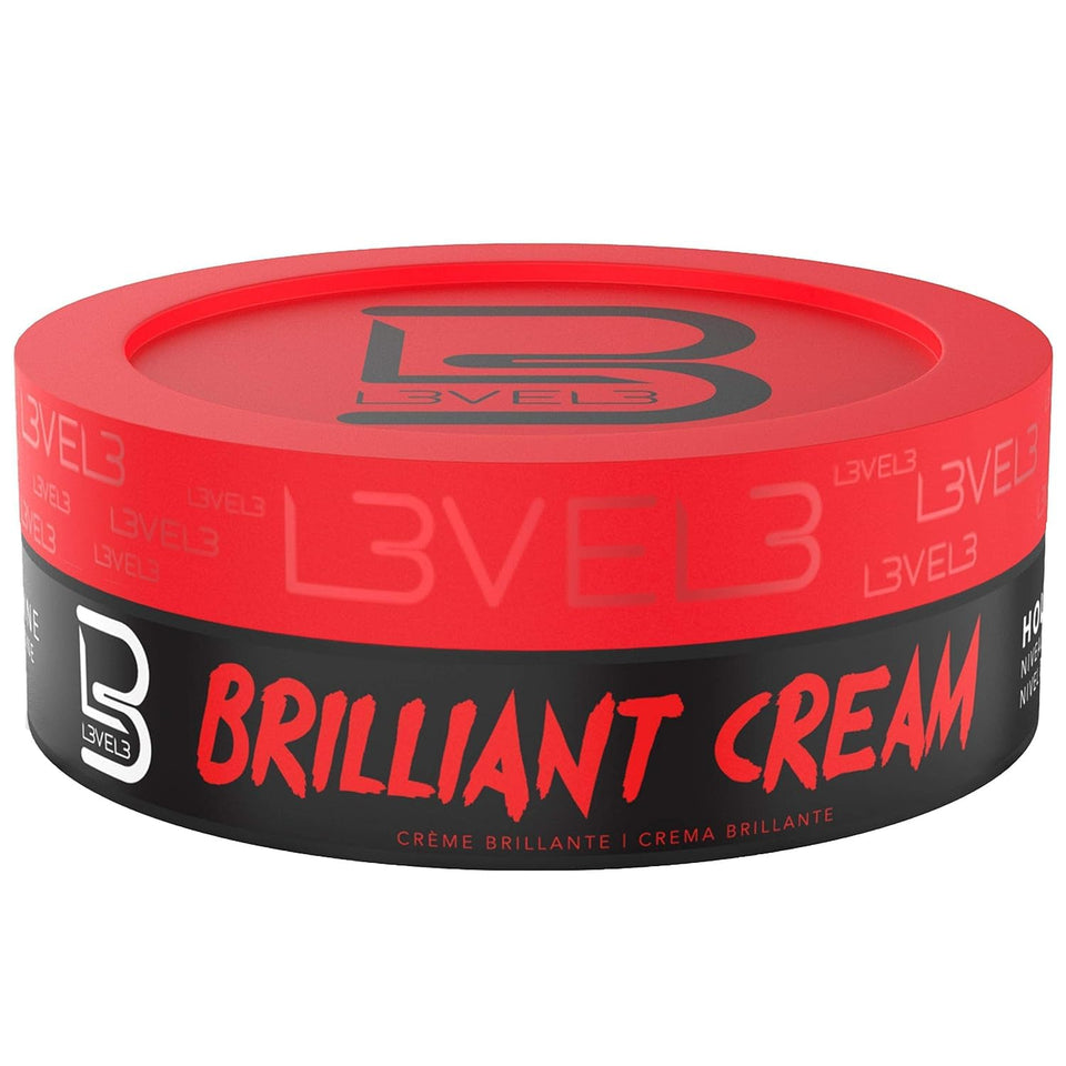 L3 Level 3 Brilliant Cream adds volume for daily styling with a natural finish.
