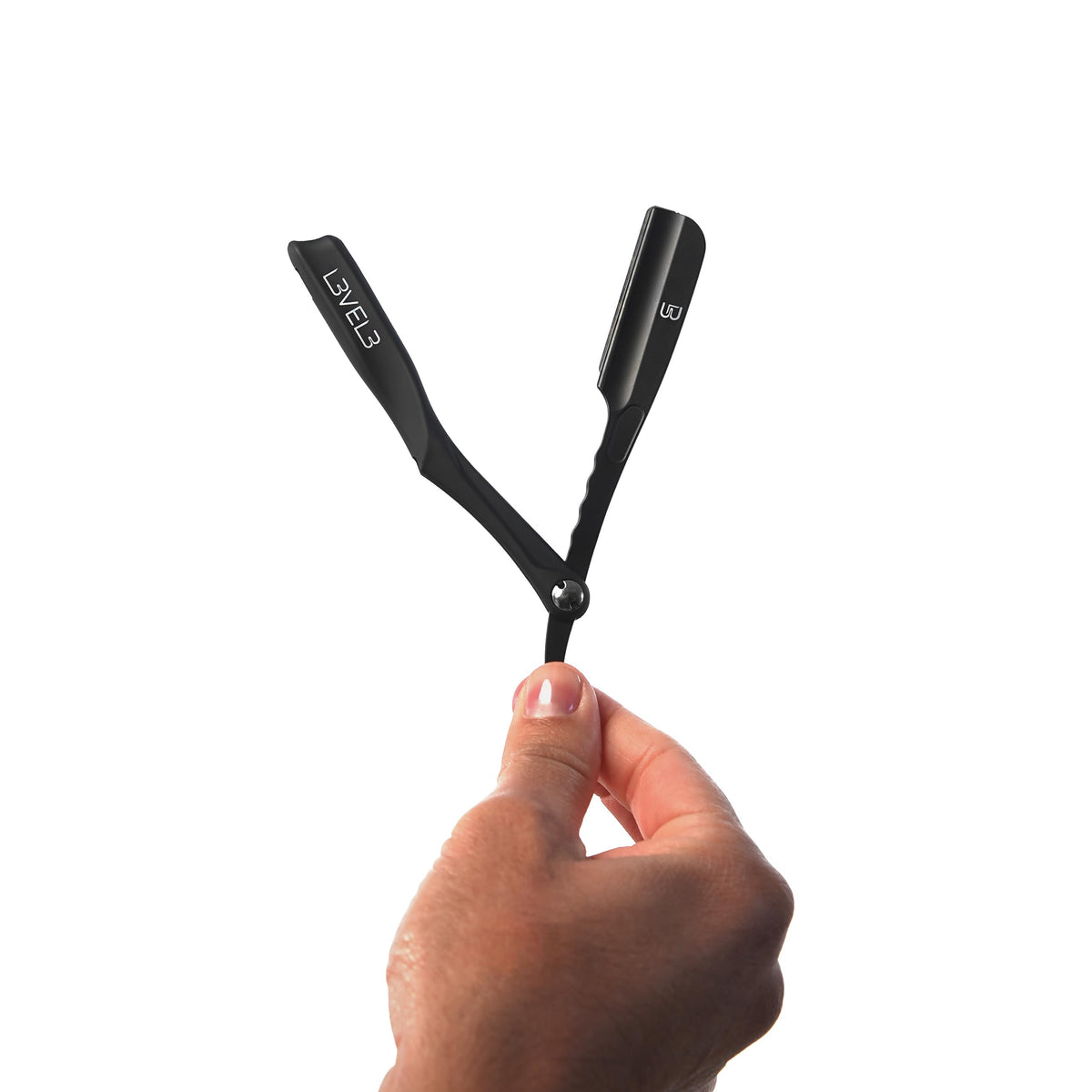 L3 Milly Razor Holder shows a partially exposed blade for quick visibility