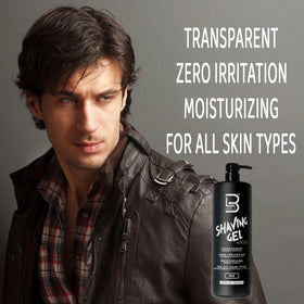 L3 Level 3 Shaving Gel: refreshing ice scent for a cooling shave.