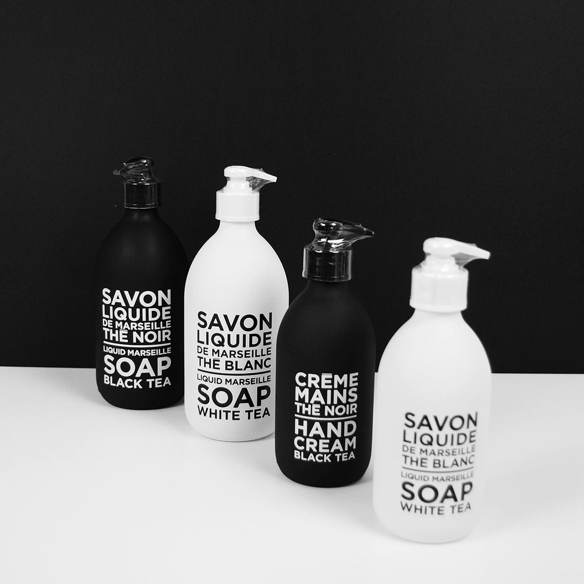 La Compagnie de Provence Black Tea hand cream packaging ready for daily hydration.