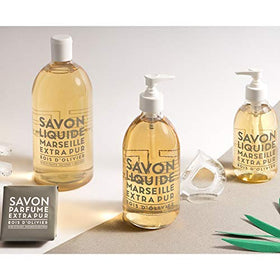 La Compagnie de Provence natural oil blend supports skin during cleansing.