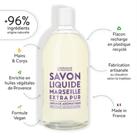 La Compagnie de Provence Savon de Marseille Extra Pure liquid soap bottle