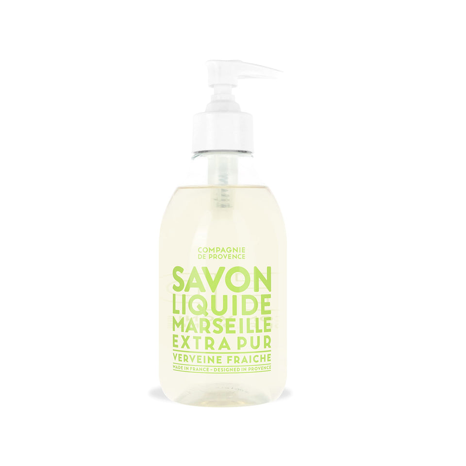 La Compagnie de Provence Verbena bottle pump for easy hand washing and refreshing scent.