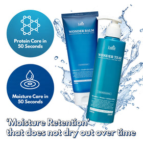 LA'DOR Wonder Balm paired with Wonder Tear for smoother, hydrated hair