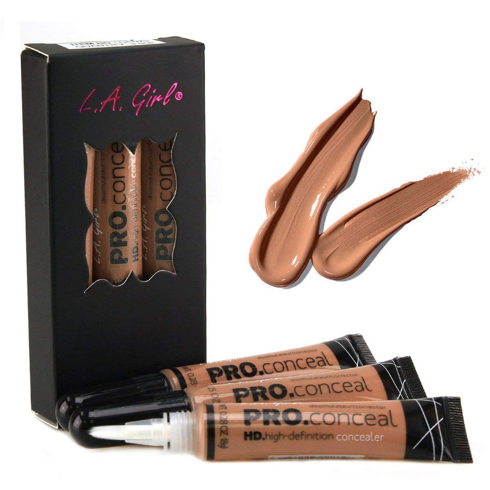 LA Girl HD Conceal Chestnut bottle with brush-tip for smooth, long-lasting coverage