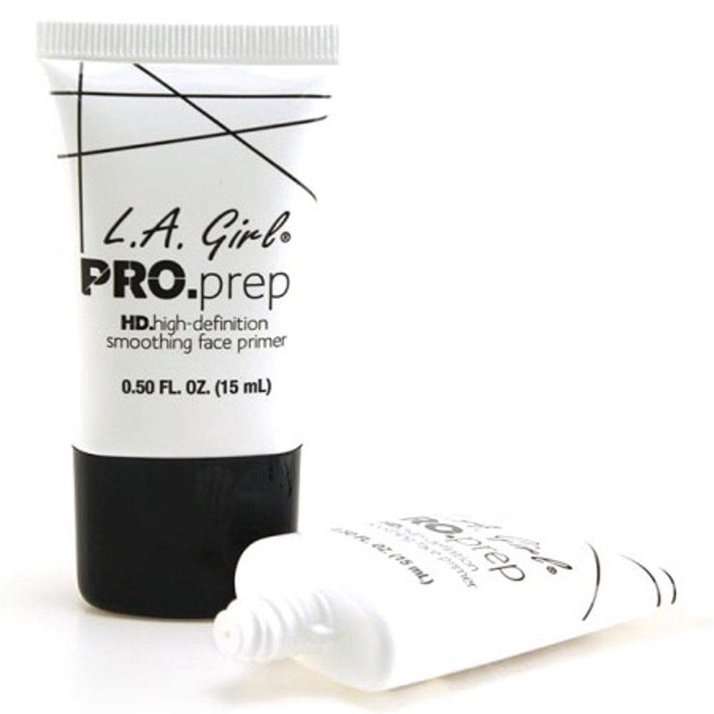L.A. Girl primer side view bottle highlights compact design