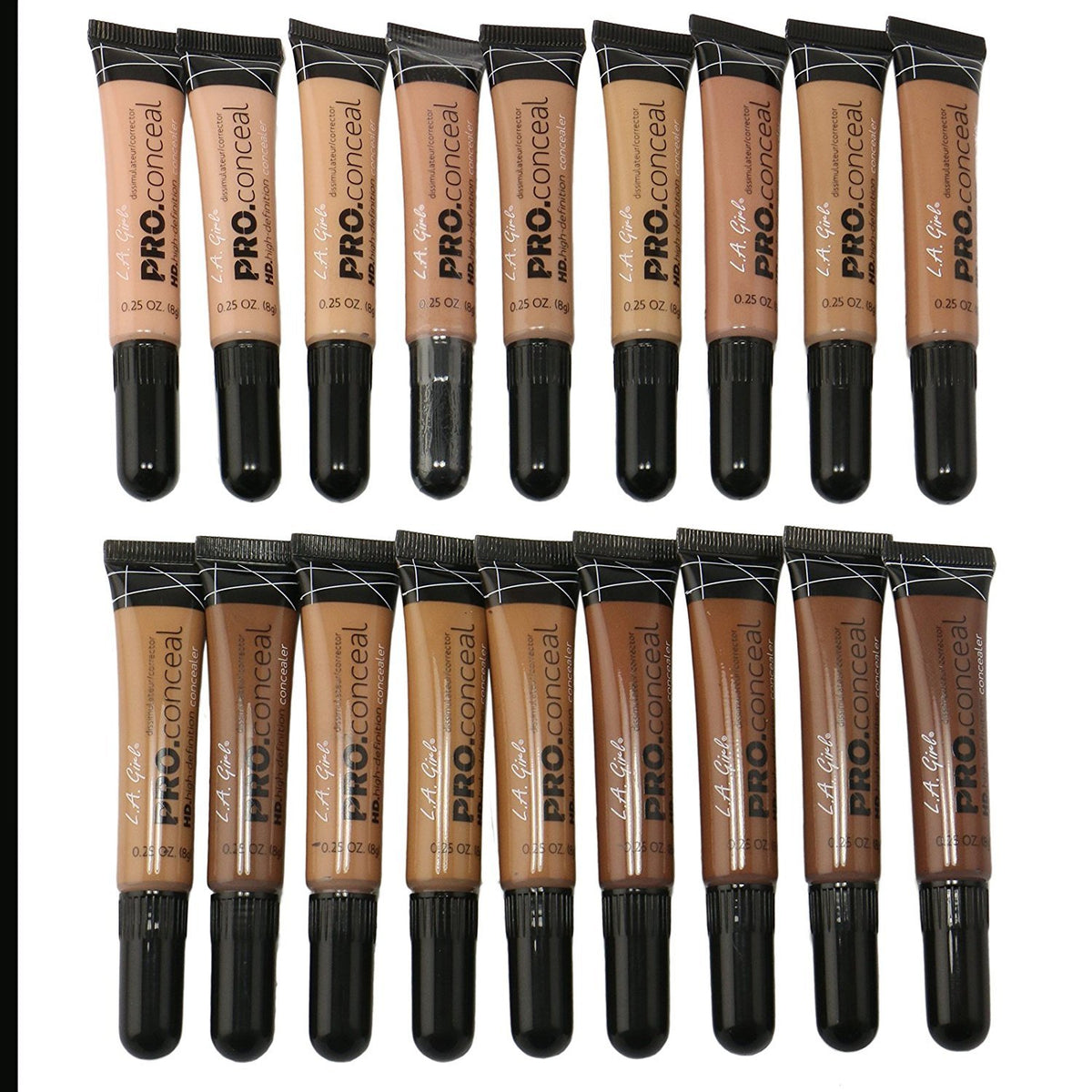 L.A. Girl PC Pro Conceal GC971-988 bottle swirl showcases smooth, customizable coverage.