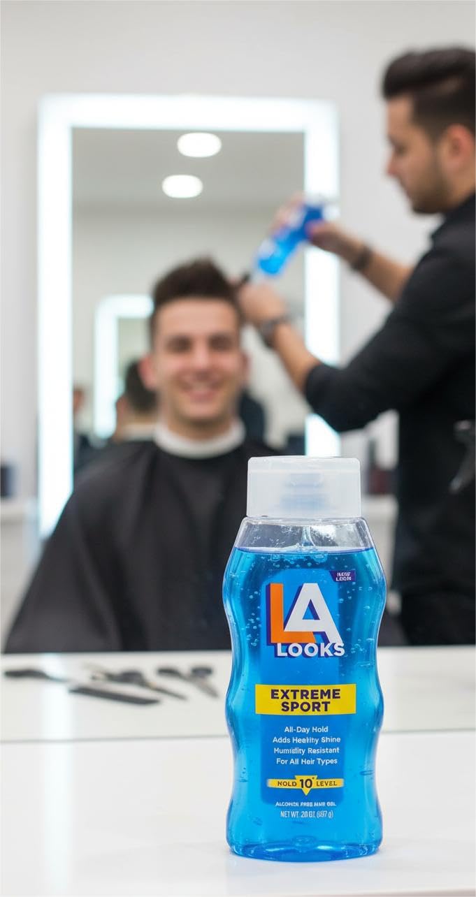 La Look Extreme Hold bulk 4-pack display emphasizing long-term value