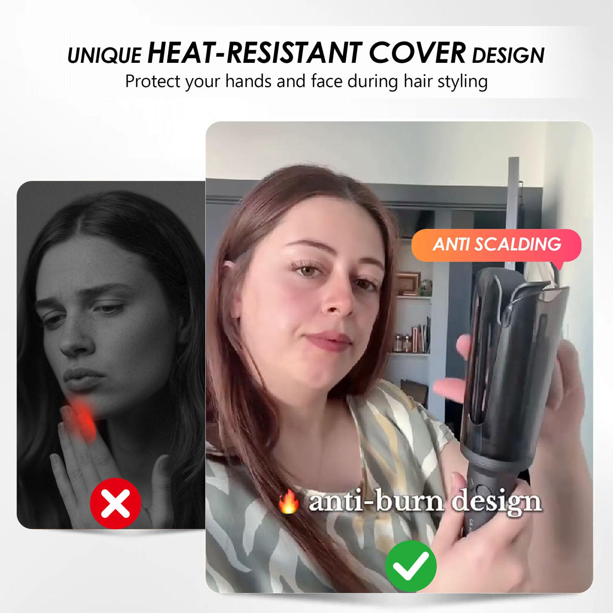 La Maesii ceramic coating provides even heat and smoother hair.