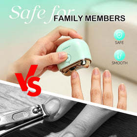 La Maesii 2-speed electric nail clipper for fast and gentle nail shaping