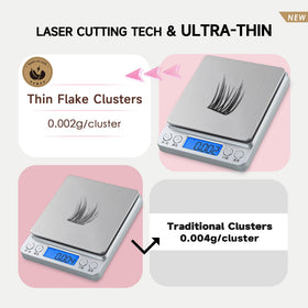 La Maesii precision lash applicator aiding clean, accurate cluster placement.