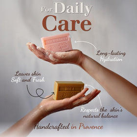 La Maison du Savon de Marseille triple-milled lavender bar with smooth lather.