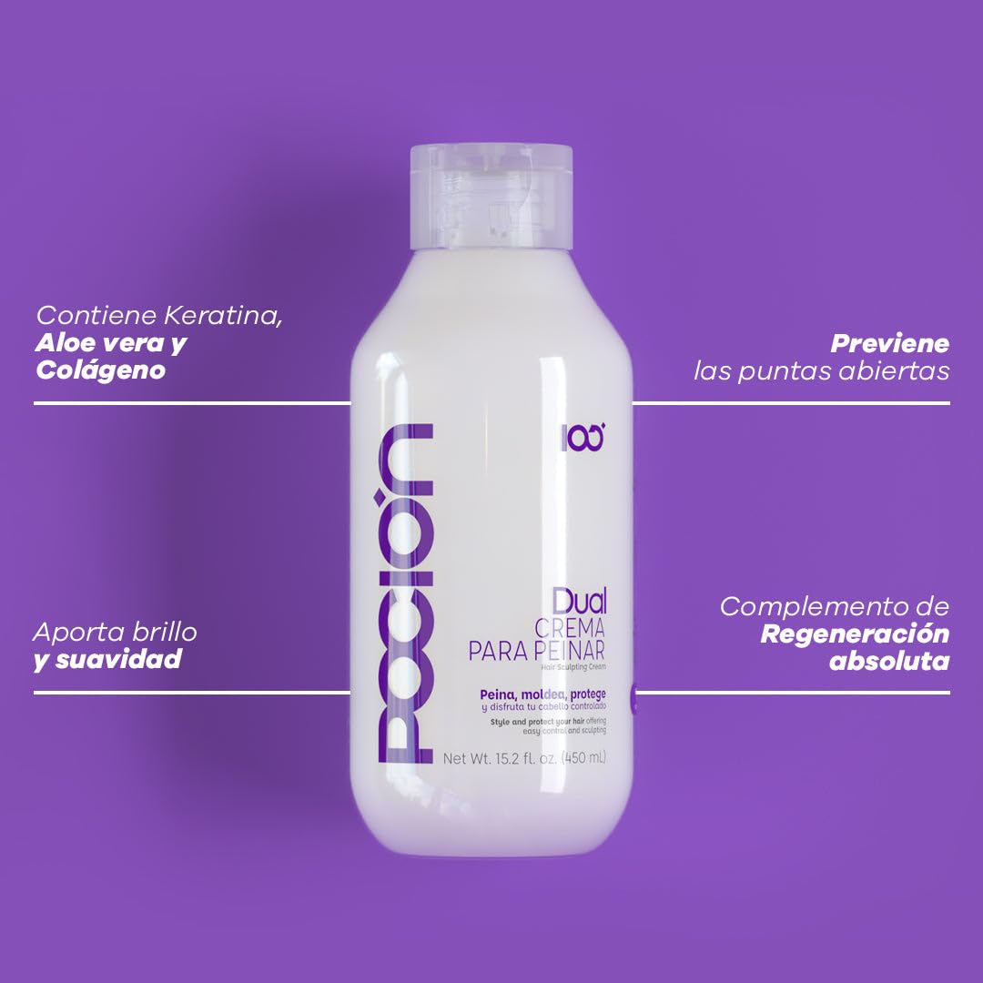 La Pocion Hair Treatment Kit Collection shown in a simple home care setup.