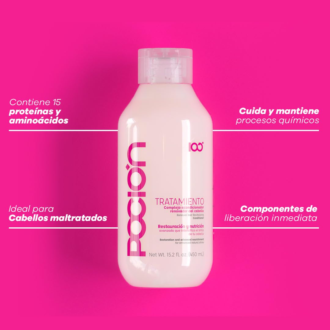 La Pocion Kit components arranged for a complete at-home routine.