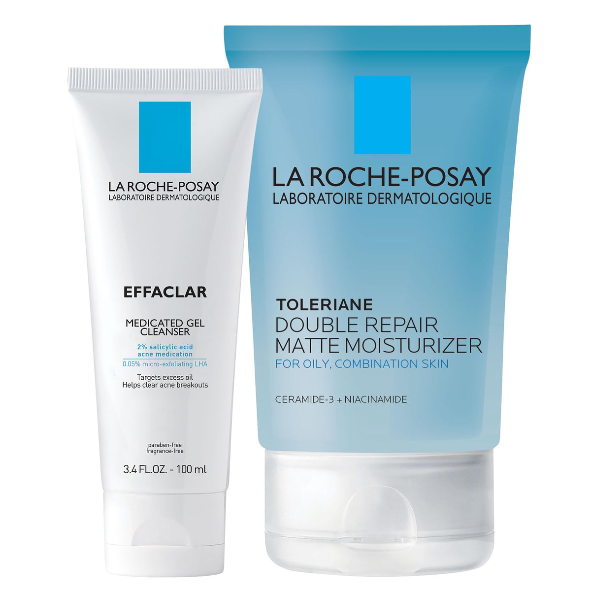 La Roche-Posay Toleriane Matte Moisturizer 75ml jar for oil-control hydration.