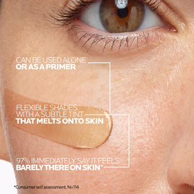 La Roche-Posay UV Glow Sunscreen tinted shade blends naturally for radiant, no-white-cast skin.