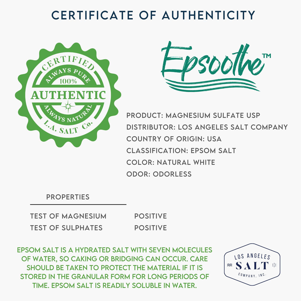 LA SALT CO Post-workout soak helps create a soothing routine.