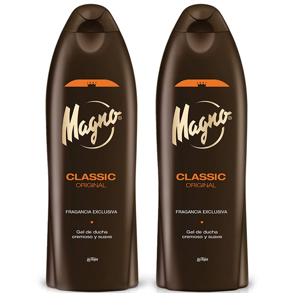 La Toja Magno shower gel bottle front, 550ml pack, ideal for daily use.