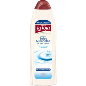 La Toja Shower Gel bottle side view highlighting large 600 ml size for long-lasting use