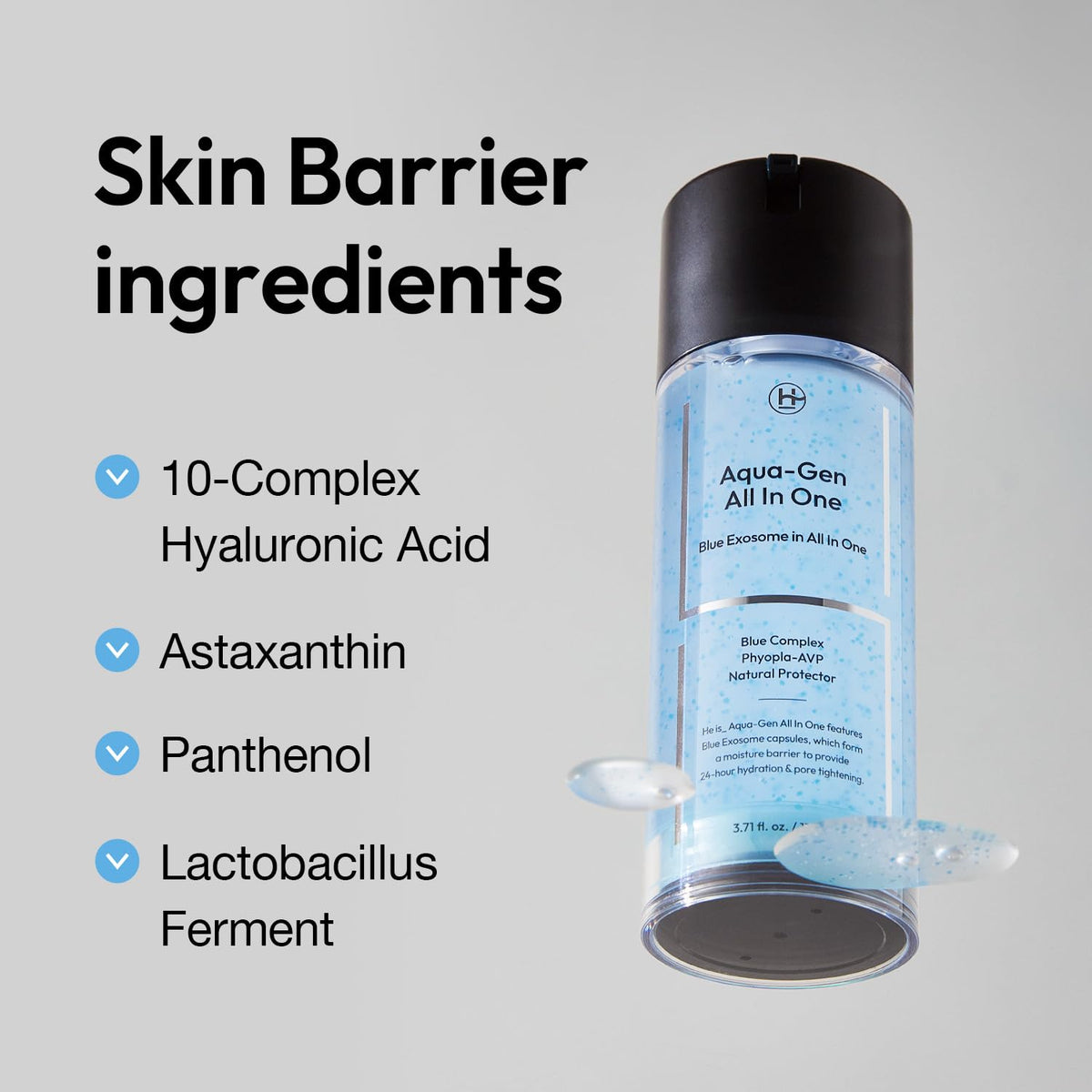 LAB BY He is_ packaging with pump lid for easy daily use.