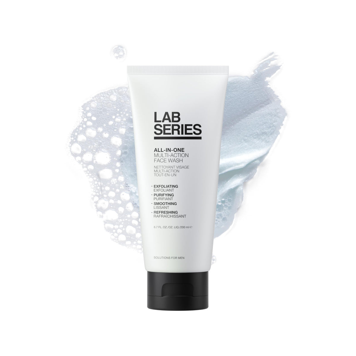 Lab Series All-In-One Face Wash bottle pour for easy daily cleansing