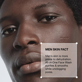 Lab Series All-In-One Face Wash fits daily grooming routine