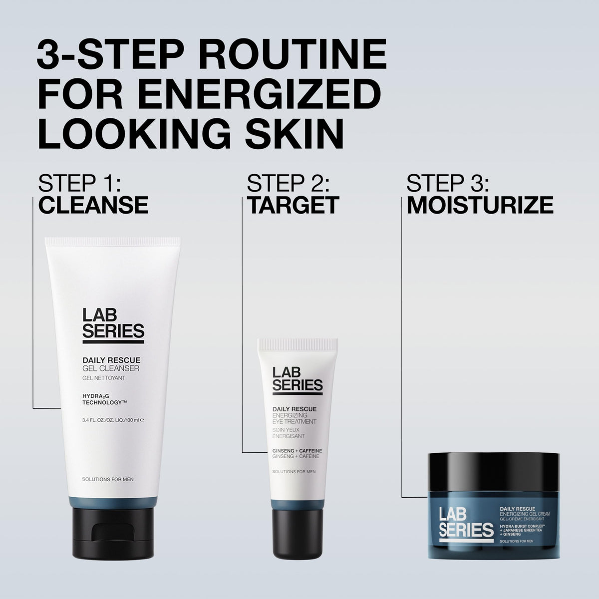 Lab Series Daily Rescue caffeine formula helps create a refreshed under-eye appearance.