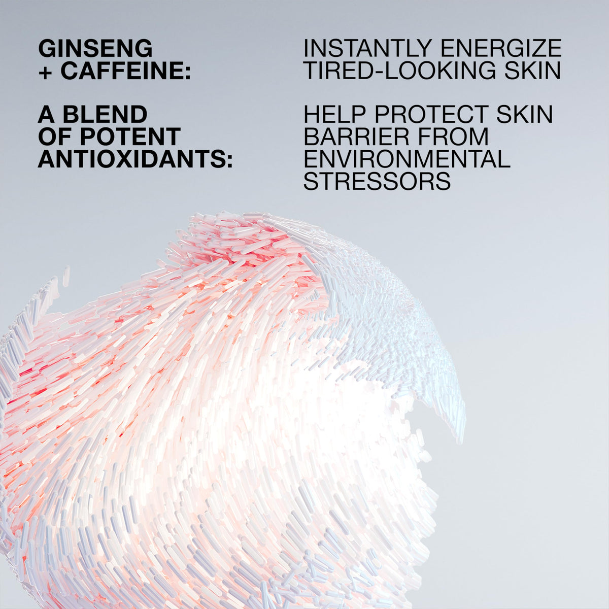 Lab Series Daily Rescue eye treatment with ginseng supports an energized look.