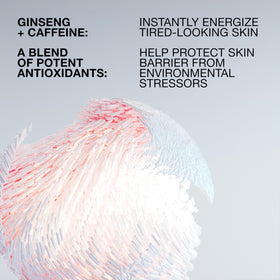 Lab Series Daily Rescue eye treatment with ginseng supports an energized look.