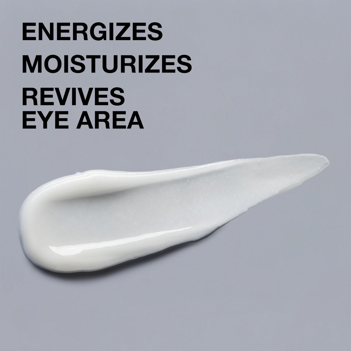 Lab Series Daily Rescue gel-cream texture delivers lightweight under-eye hydration.