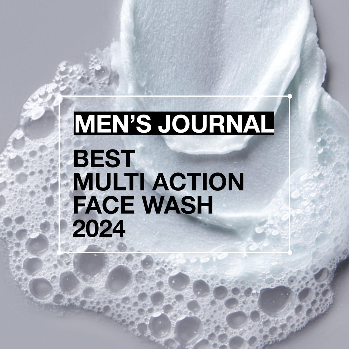 Lab Series All-In-One Face Wash softens facial hair for a closer shave