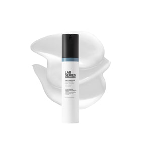 Lab Series Men's Daily Rescue Energizing Face Lotion bottle with pump for quick morning energy
