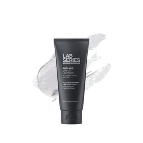 Lab Series Max LS Cleanser bottle pours for a quick refreshing wash